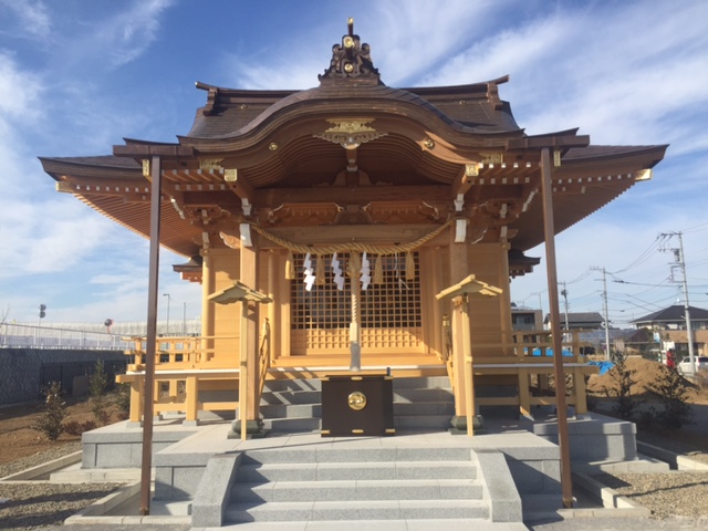 今日も午後からは、新年の神様へのあいさつ回りで・・・