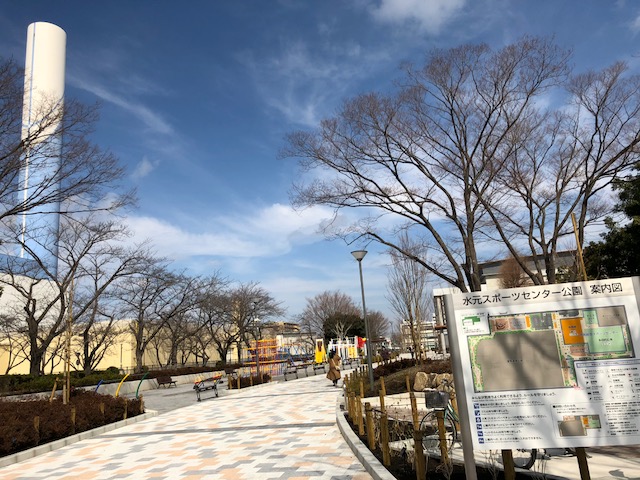 水元1丁目の水元中央公園（フィットネスパーク）の工事が一部を除いて完成致しました～。